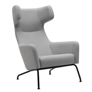Softline - Havana Fauteuil à oreilles, structure noire / fe…