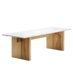 Normann Copenhagen - Solid table basse, marbre / frêne