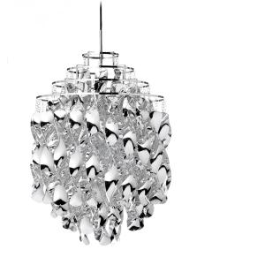 Verpan - Lampe suspendue spirale sp01, argent
