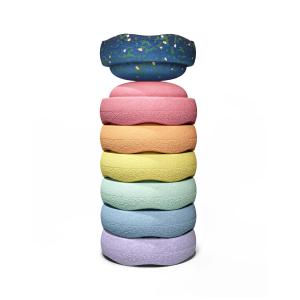 Stapelstein® - Original Mini, Spring Special rainbow pastel…