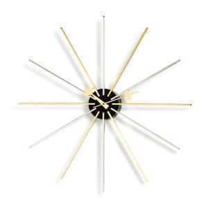 Vitra - Star Clock, chrome / laiton