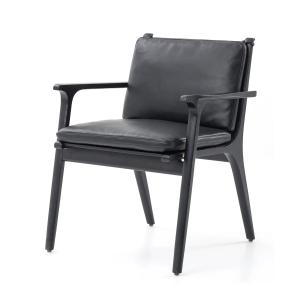 Stellar Works - Rén Dining Fauteuil, chêne noir / noir