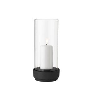 Stelton - Hurricane Photophore, H 24,5 cm, noir
