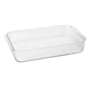 Stelton - Pilastro plat à four, 40,8 x 24,4 cm, transparent
