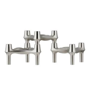 Stoff Nagel - BMF Bougeoir, chrome brossé (set de 3)