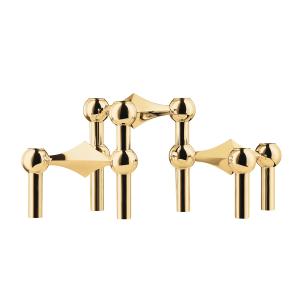 Stoff Nagel - Porte-bougies, laiton (set de 3)