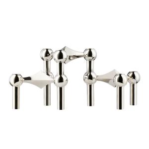Stoff Nagel - Porte-bougies, chrome (set de 3)