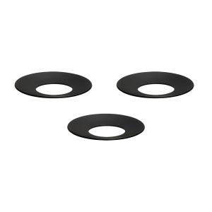 Stoff Nagel - Manchette pour bougie, Ø 2,85 cm, noir (set d…