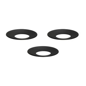 Stoff Nagel - Manchette pour bougie, Ø 2,85 cm, noir (set d…