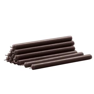 Stoff Nagel - Bougies en paraffine, noisette (lot de 12)