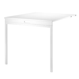 String - Table pliante, blanc/blanc