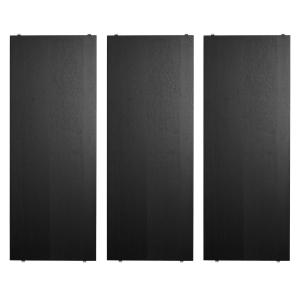 String - Étagère 78 x 30 cm (pack de 3), frêne teinté noir…