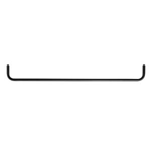 String - Barre pour étagère métallique, 78 cm / noir