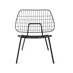 Audo - WM String Lounge Chair, noir