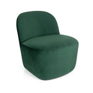 Studio Zondag - Clare Big Fauteuil, vert foncé / velours Fl…