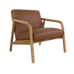 Studio Zondag - SZ1 Chaise Lounge, chêne / cognac