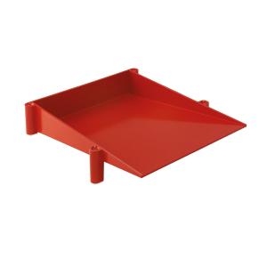 Sumatra Corbeille à courrier pour le bureau, rouge