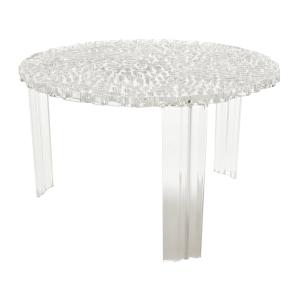 Kartell - T-Table, hauteur 28 cm, transparent