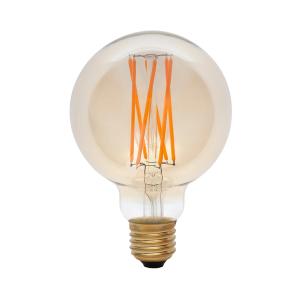 Tala - Lampe LED Elva E27 6W, Ø 9,5 cm, jaune transparent