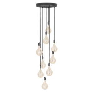 Tala - Graphite Nine Set de lampes suspendues, y compris 9…