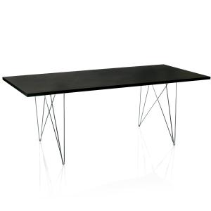 MAGIS - Table Tavolo XZ3, rectangulaire, noir/chromé