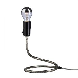 Tecnolumen - Lampe de table Lightworm, nickelée