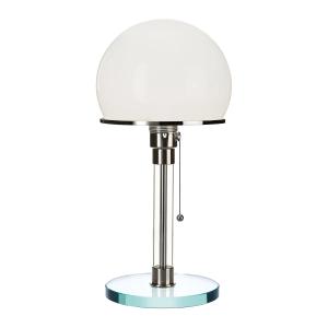 Tecnolumen - Wagenfeld Lampe WG 24 avec pied en verre trans…