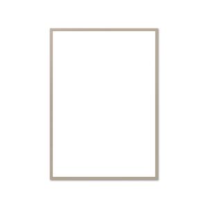 The Poster Club - Cadre photo Chêne beige, verre véritable,…