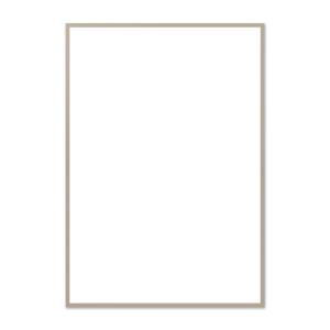 The Poster Club - Cadre photo Chêne beige, verre véritable,…