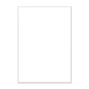 The Poster Club - Cadre Chêne blanc, verre véritable, 70 x…