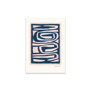 The Poster Club - Flowing de Leise Dich Abrahamsen, 30 x 40…