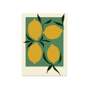 The Poster Club - Green Lemon d'Anna Mörner, 50 x 70 cm