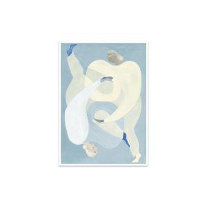 The Poster Club - Hold You - Blue de Sofia Lind, 30 x 40 cm