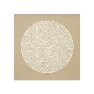 The Poster Club - Moon No. 01 de Little Detroit, 50 x 50 cm