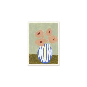 The Poster Club - Pink Flowers par Carla Llanos, 21 x 29,7…