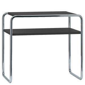 Thonet - B 9 d/1 Table d'ensemble, chrome / noir profond (R…