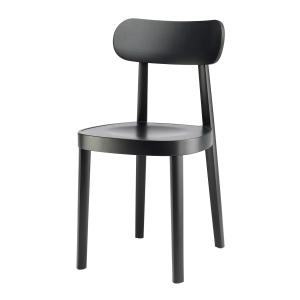Thonet - Chaise 118 m, hêtre teinté noir
