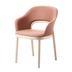 Thonet - 520 pf fauteuil, hêtre teinté (tp 107 éclairci) /…
