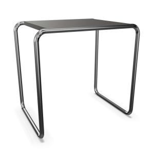 Thonet - B 9 b Table d'appoint, chrome / frêne teinté noir…