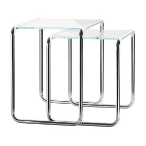 Thonet - B 9 Set de table d'ensemble, a   b, chrome / verre…