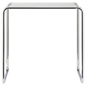 Thonet - B 9 d Table d'appoint, chrome / blanc pur (RAL 901…