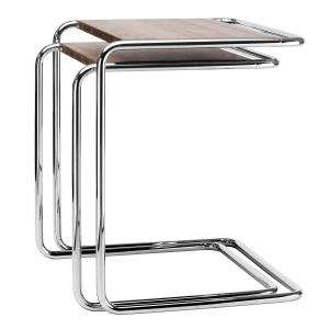 Thonet - B 97 Set de table d'ensemble, chrome / noyer huilé…