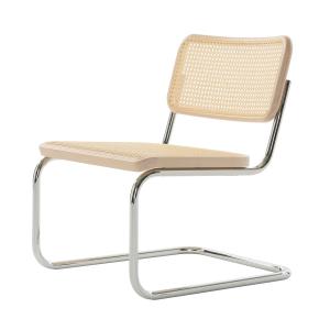 Thonet - S 32 VL Chaise Lounge, chrome / hêtre éclairci (TP…