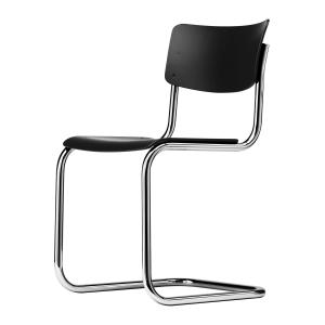 Thonet - S 43 Chaise, chrome / noir (TP 29)