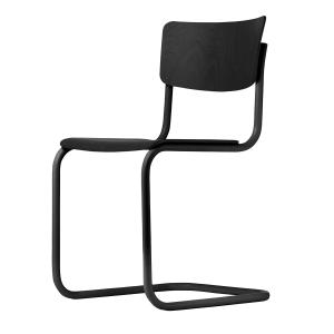 Thonet - S 43 Chaise, Classics in Colour, noir / hêtre tein…