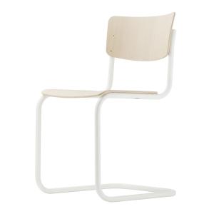 Thonet - S 43 Chaise, blanc / hêtre clair (TP 107)