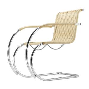 Thonet - S 533 RF Chaise avec accoudoirs, structure chromée…