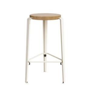 TipToe - MI LOU Tabouret de bar, chêne / cream white