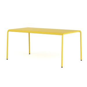 TipToe - Panorama Table de jardin, 160 x 90 cm, sun yellow