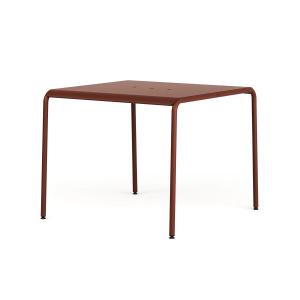 TipToe - Panorama Table de jardin, 90 x 90 cm, brick red